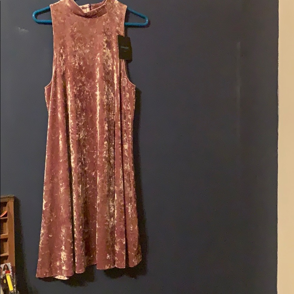 Velvet tank dress